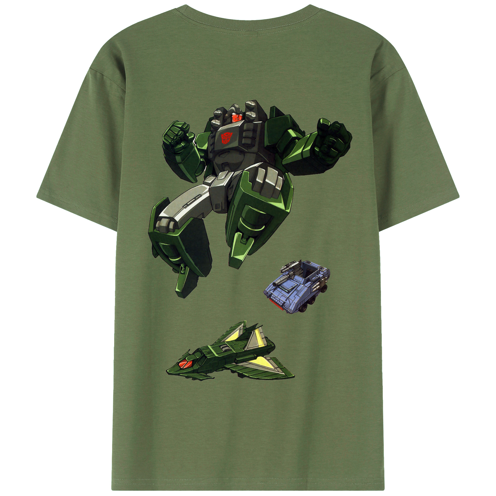 （画像用）  綿100％ メンズ半袖Tシャツ（バックプリント） 通気性